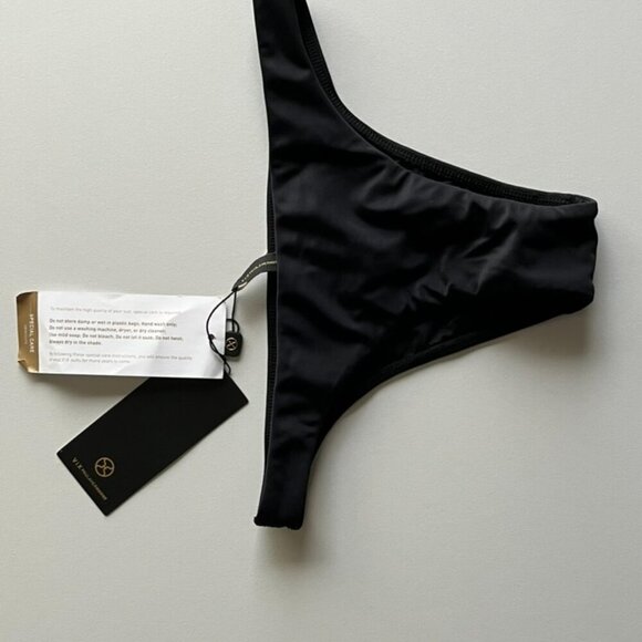 NWT ViX Paula Hermanny Firenze Giulia Bottom Brazilian Cut in Black Size Small - Picture 4 of 9